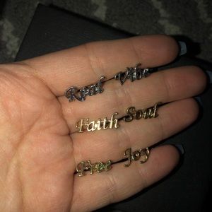 WORD EARRINGS !